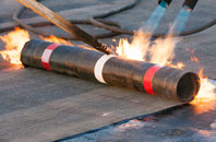 Waterfall flat roof sealing